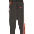 ADIDAS Womens Leggings UK 12/14 Medium  Grey Cotton Vintage Adidas and Second-Hand Adidas from Messina Hembry 