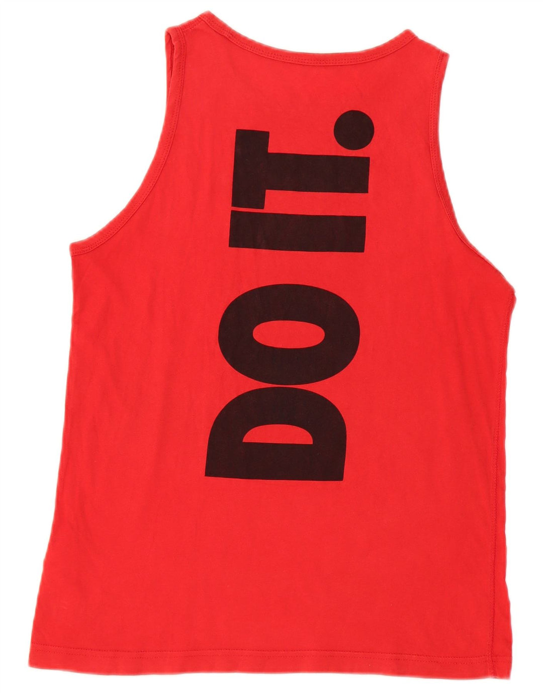 NIKE Boys Graphic Vest Top 13-14 Years XL Red Cotton