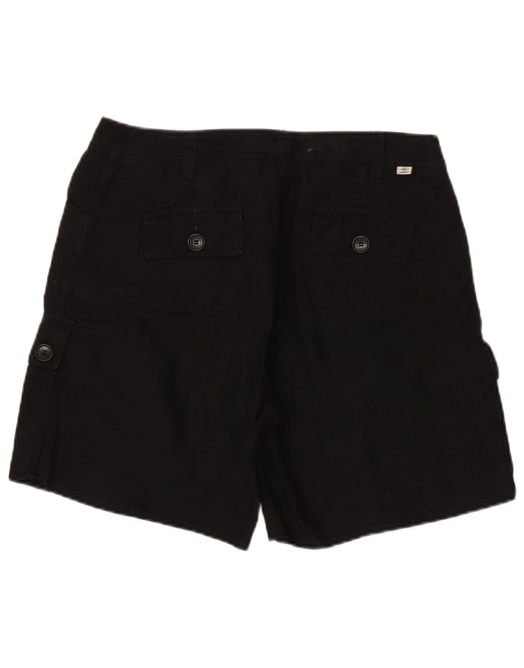 Cerruti 1881 Herre Cargo Shorts W32 Medium sort hør
