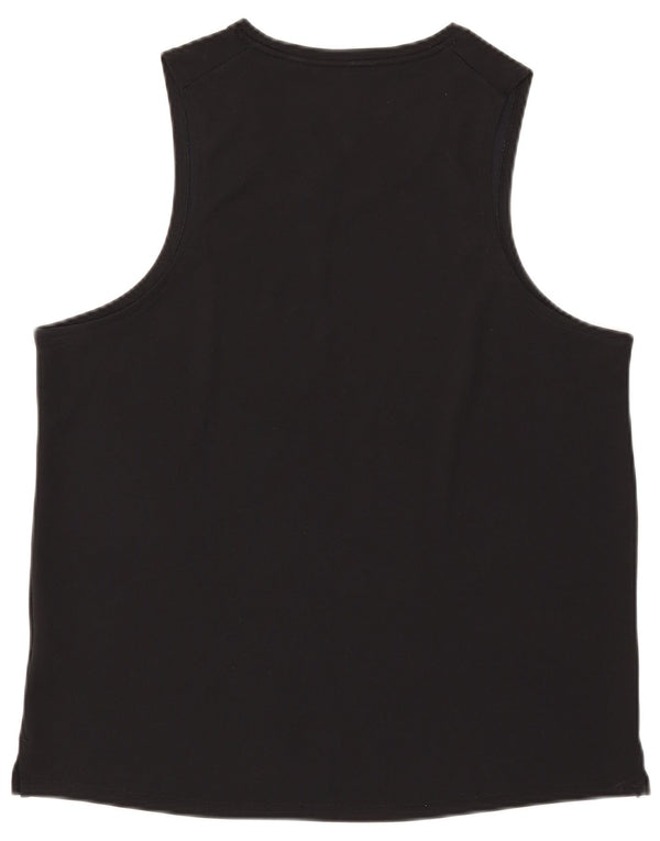 Nike Dame Dri Fit Vest Top UK 16 Large Black Polyester