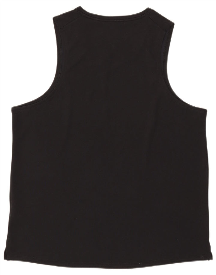 Nike Dame Dri Fit Vest Top UK 16 Large Black Polyester