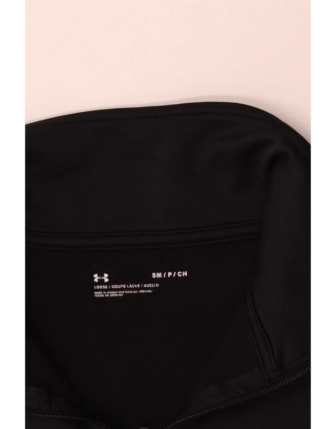 Under Armour Dame Oversized Crop Sweatshirt Jumper UK 10 Small Black