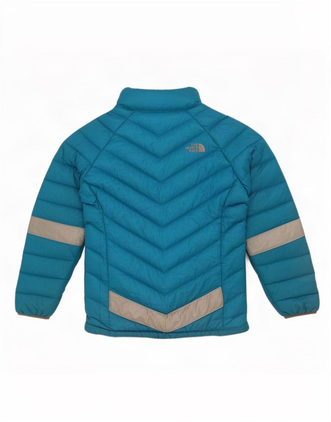 The North Face Piger polstret jakke 10-11 år Medium Blue Colourblock