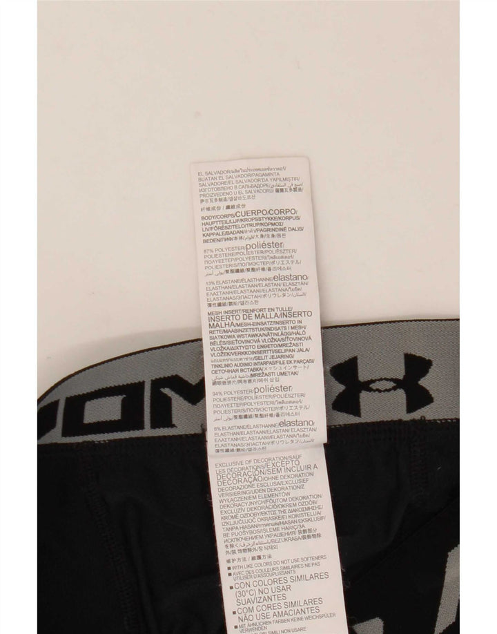 Under Armour Herre Cold Gear Grafiske Leggings Large Black Polyester