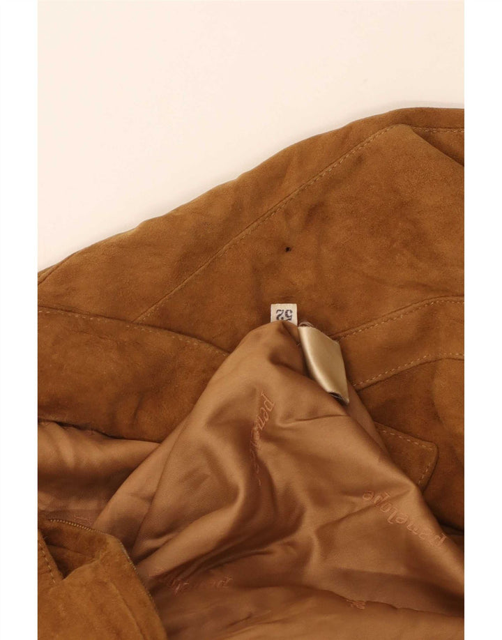 Vintage Womens Bomber Jacket IT 52 XL Brun