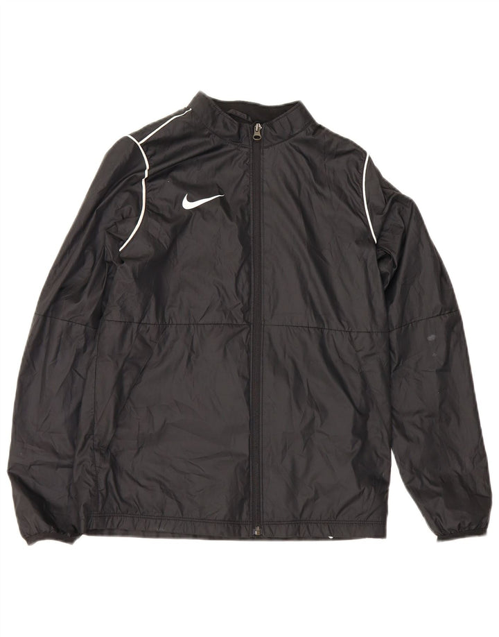 Nike drenge regnjakke 12-13 år stor sort polyester
