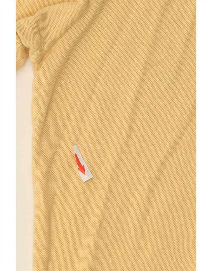 Fila Herre Polo Shirt IT 54 Stor Gul Bomuld