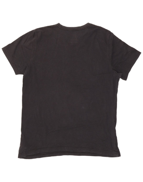 Nike Herre Slim Fit Grafisk T-Shirt Top 2XL Sort Bomuld