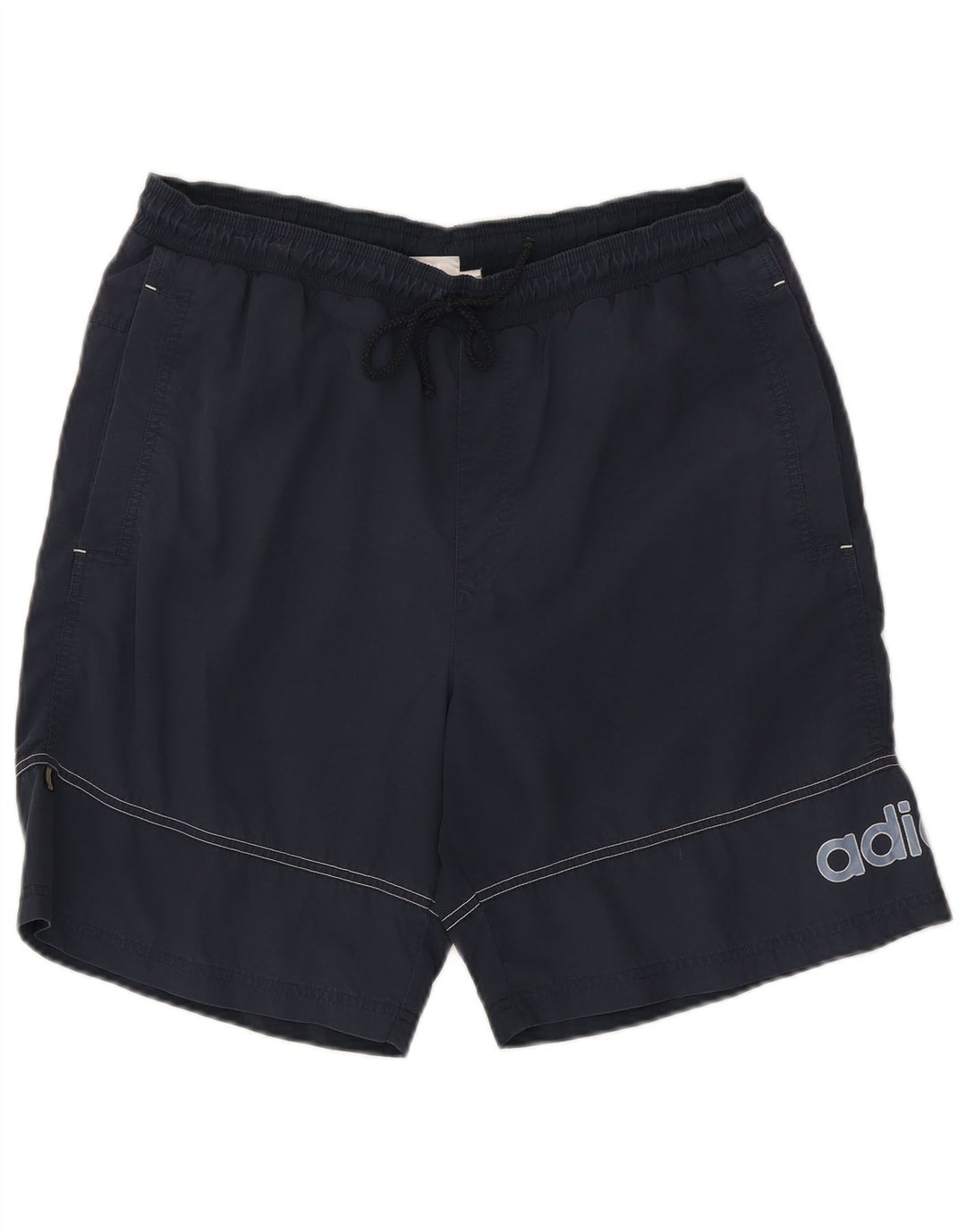 Adidas grafiske sportsshorts til mænd mellem marineblå polyamid