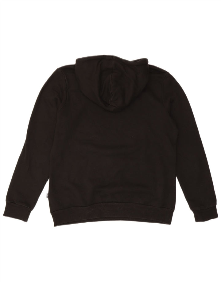 PUMA Grafisk hættetrøje til kvinder UK 14 Medium Sort bomuld