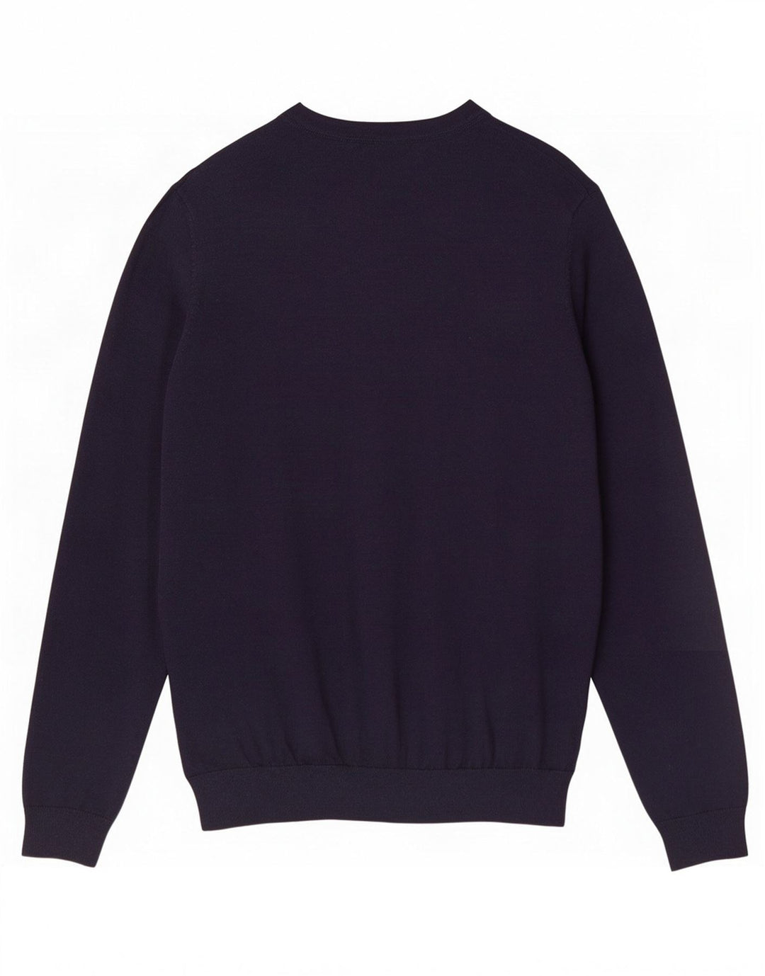 Marks & Spencer Herre Boat Neck Jumper Sweater Medium Navy Blue Merino Wool