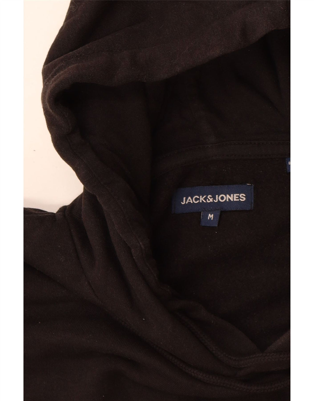Jack & Jones Grafisk hættetrøje til mænd mellem sort bomuld