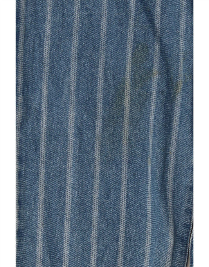 Zara Pige Denim Jumpsuit 13-14 År Blå Stribet