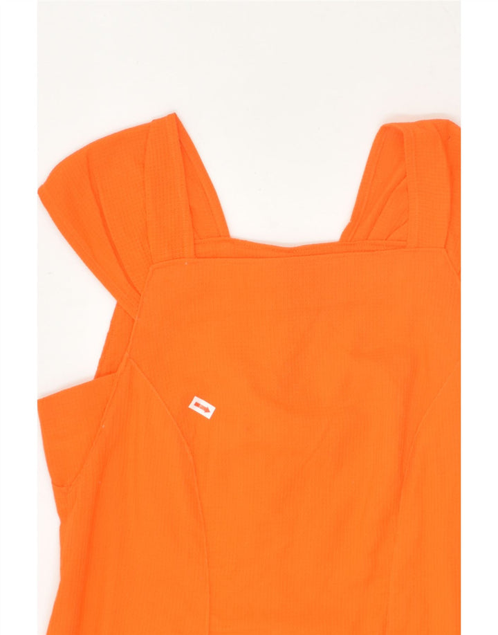 VINTAGE Womens Sleeveless Basic Dress UK 10 Small Orange | Vintage Vintage | Thrift | Second-Hand Vintage | Used Clothing | Messina Hembry 