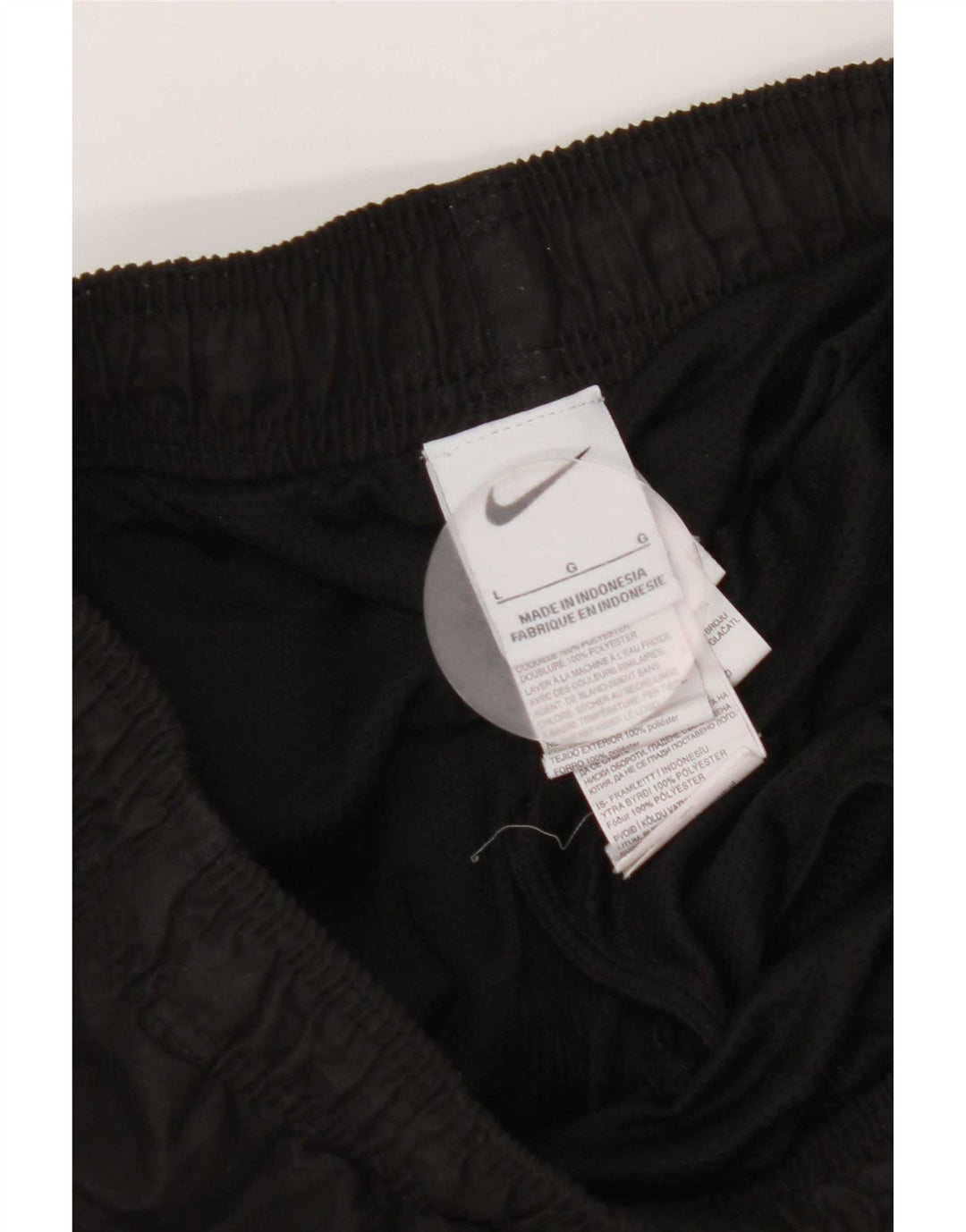 Nike sportsshorts til mænd, store sorte polyester