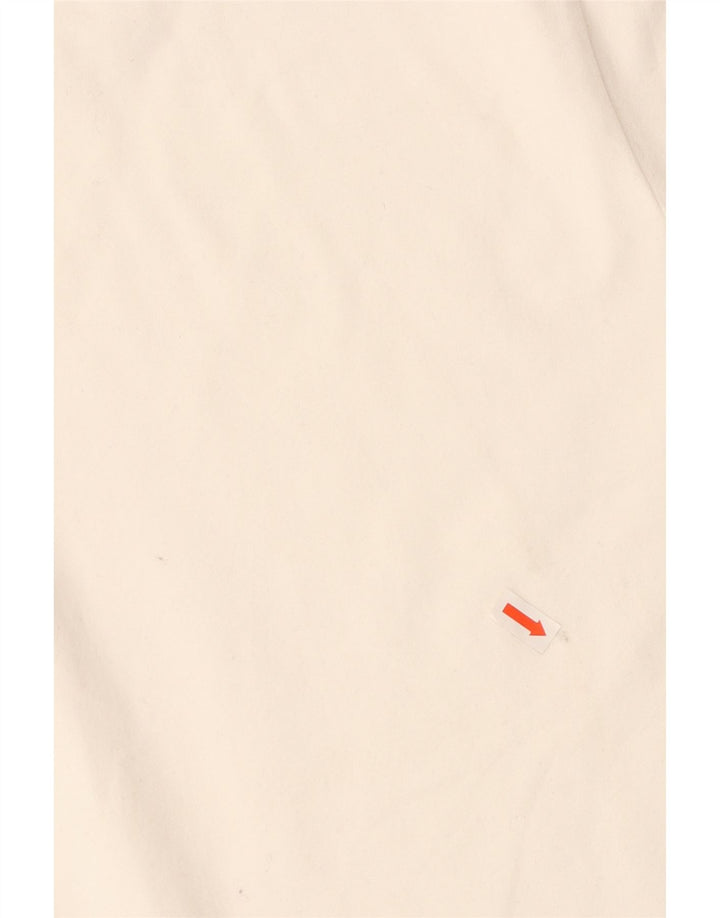 TOMMY HILFIGER T-shirt top til kvinder UK 14 Medium hvid bomuld