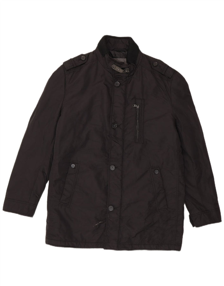 Hugo Boss Herre Utility Jakke UK 54 2XL Sort Polyamid
