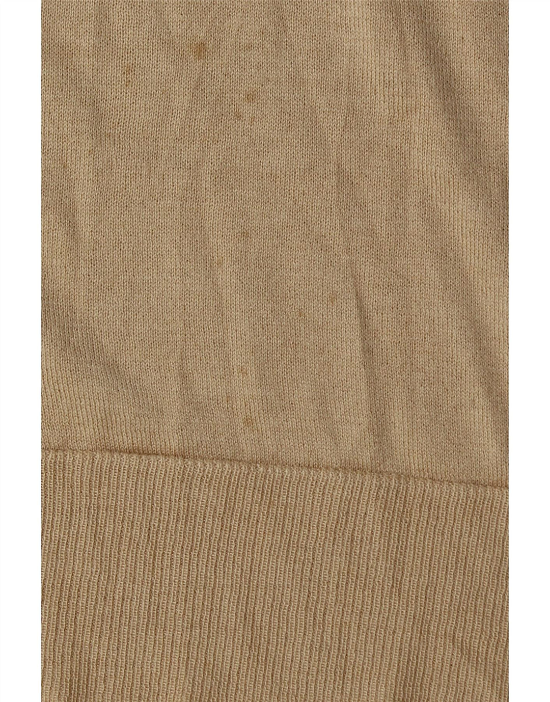 Zara Dame Boat Neck Jumper Sweater UK 14 Medium Beige Viscose