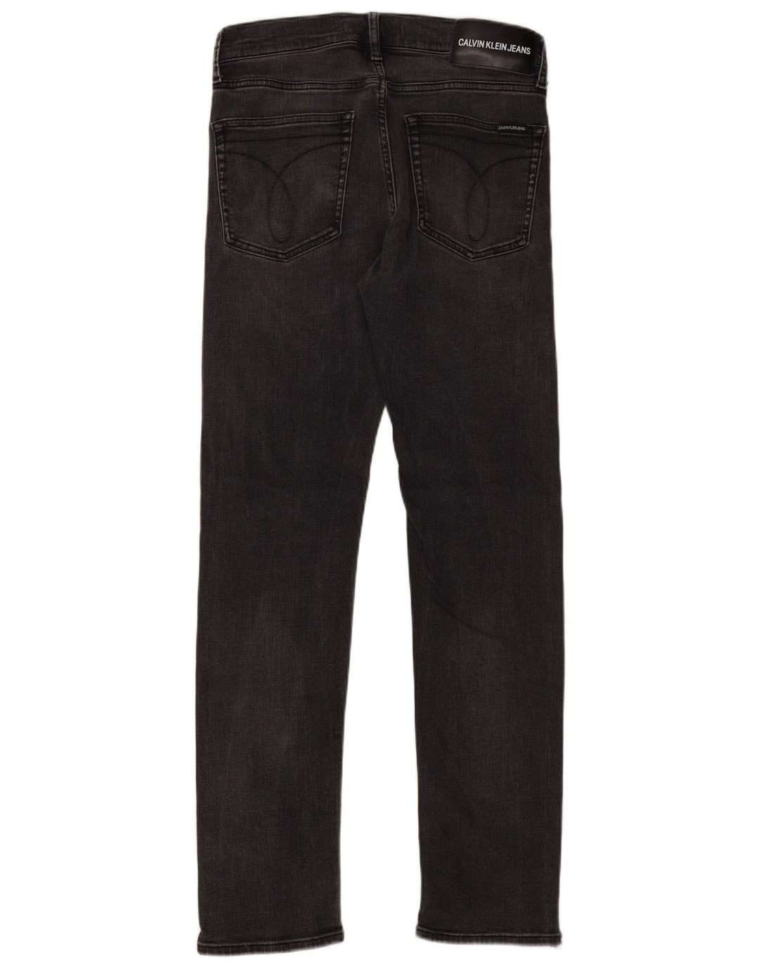 Calvin Klein Herre Slim Jeans W32 L32 Sort Bomuld