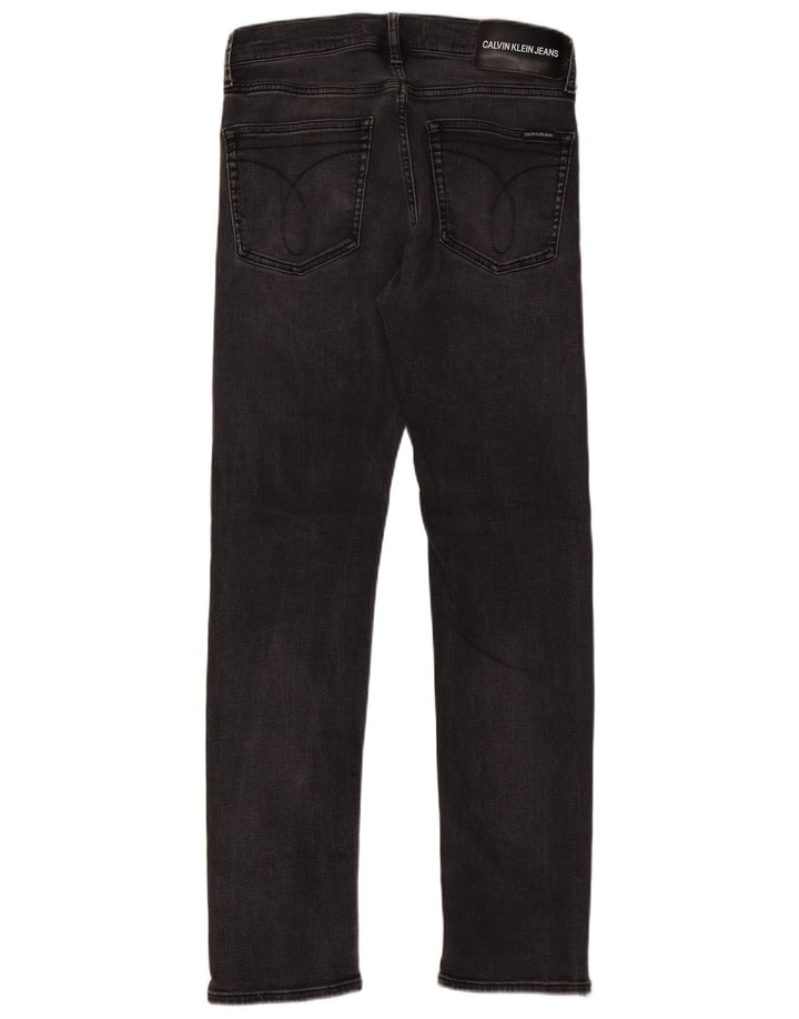 Calvin Klein Herre Slim Jeans W32 L32 Sort Bomuld