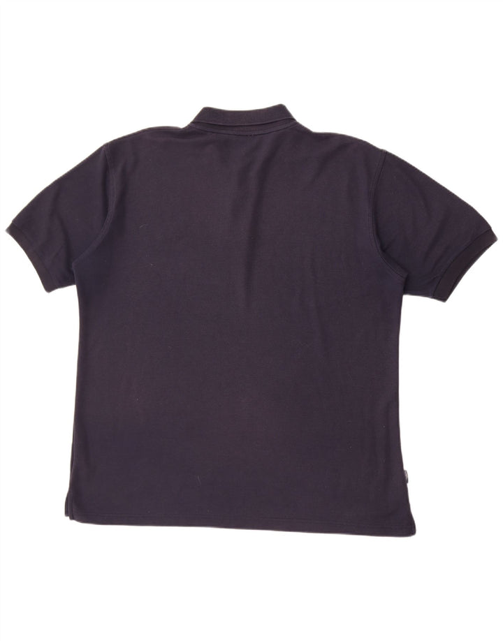 Umbro Herre Polo Shirt XL Navy Blue Polyester