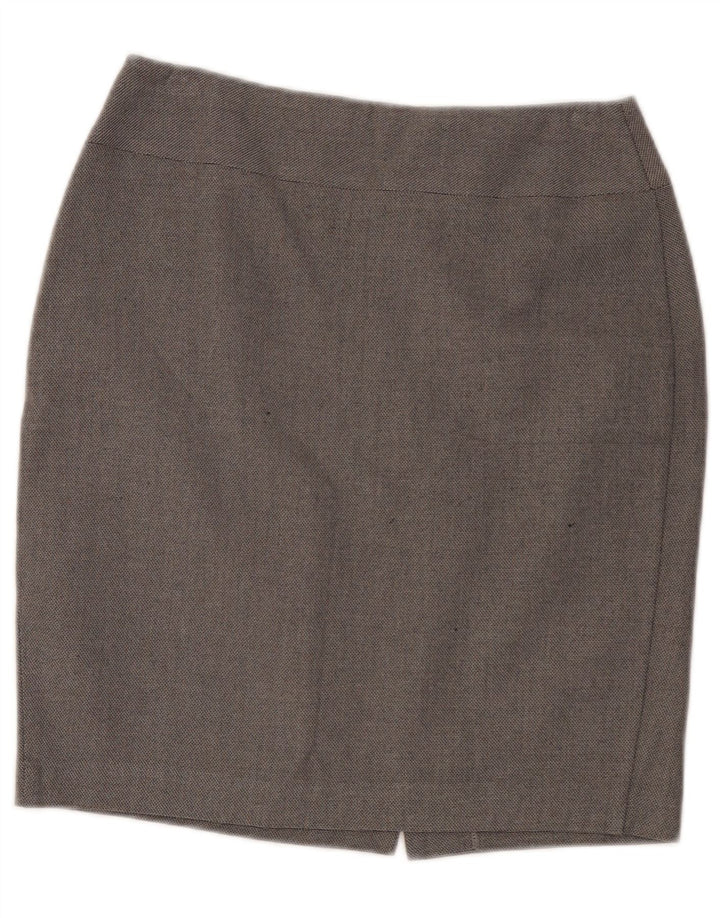 Marks & Spencer Pencil Nederdel til kvinder UK 10 Small W30 Grå Polyester
