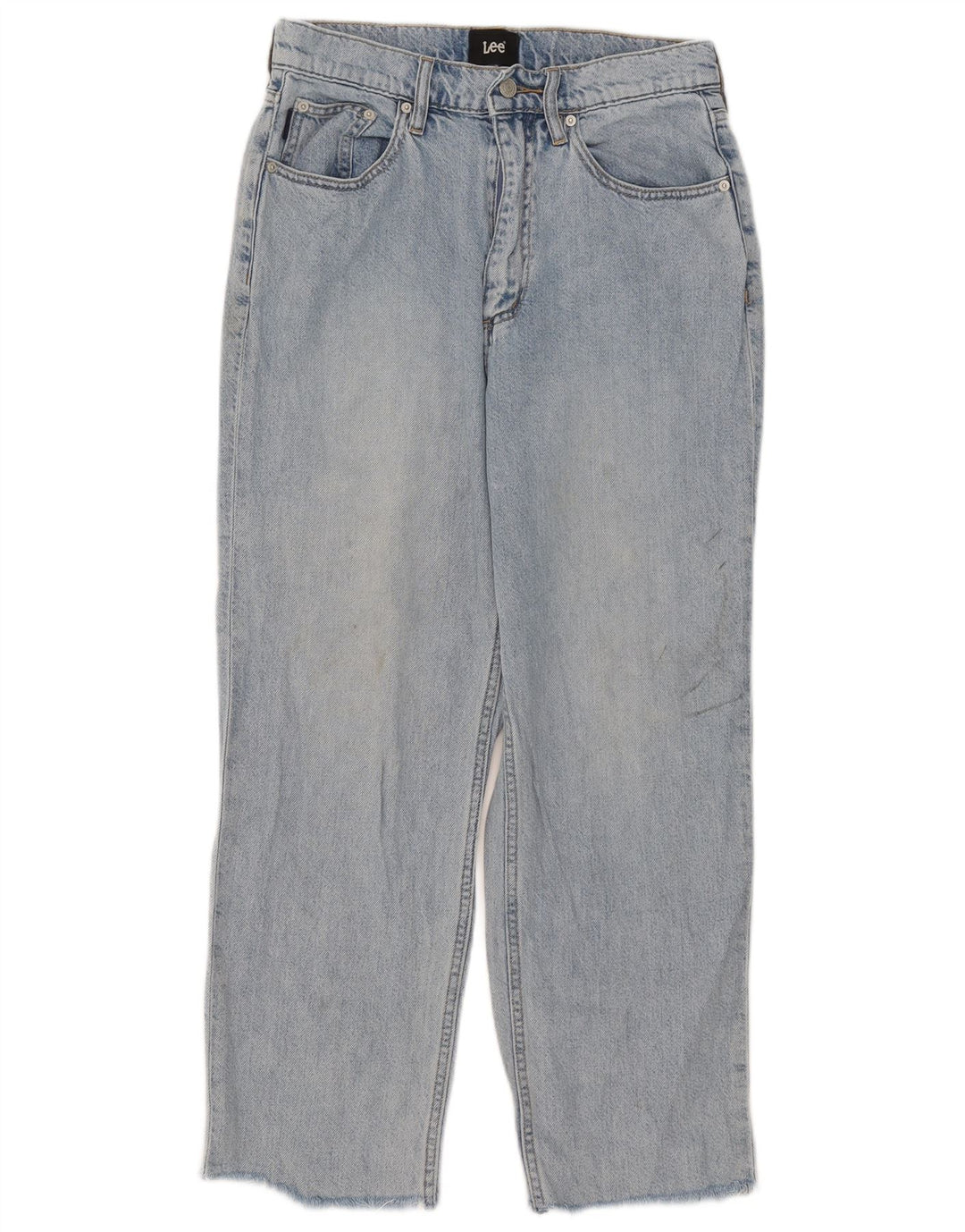 Lee Kvinder Højhøjde Løse Jeans US 9 Medium W30 L26 Blå Bomuld