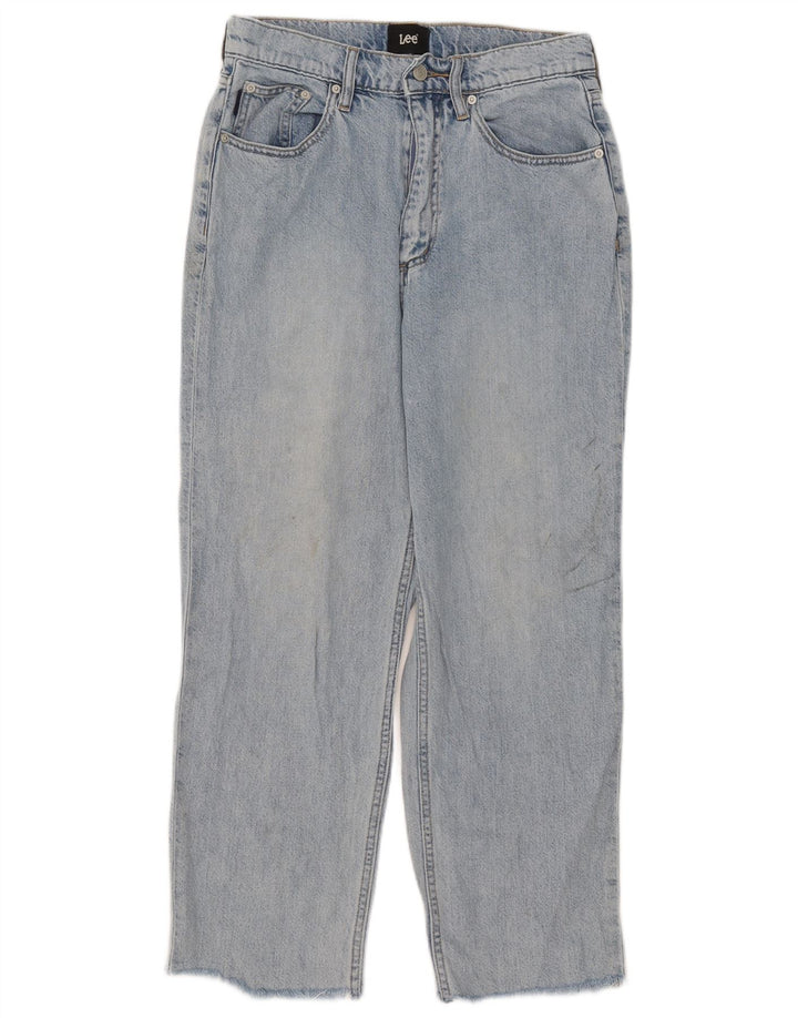 Lee Kvinder Højhøjde Løse Jeans US 9 Medium W30 L26 Blå Bomuld