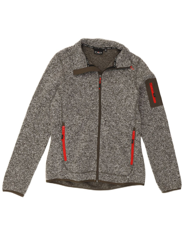 CMP træningsdragt topjakke til kvinder UK 14 Medium Grey Flecked Polyester