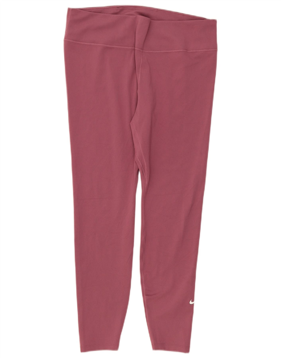 Nike Dame Dri Fit Leggings UK 18 XL Pink Polyester