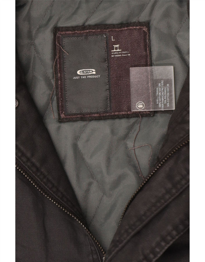 G-Star Herre Utility Jacket UK 40 Large Grey Cotton