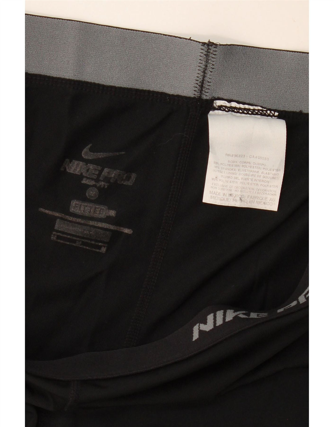 Nike Dame Dri Fit træningsdragt Bukser UK 12 Medium Sort Polyester