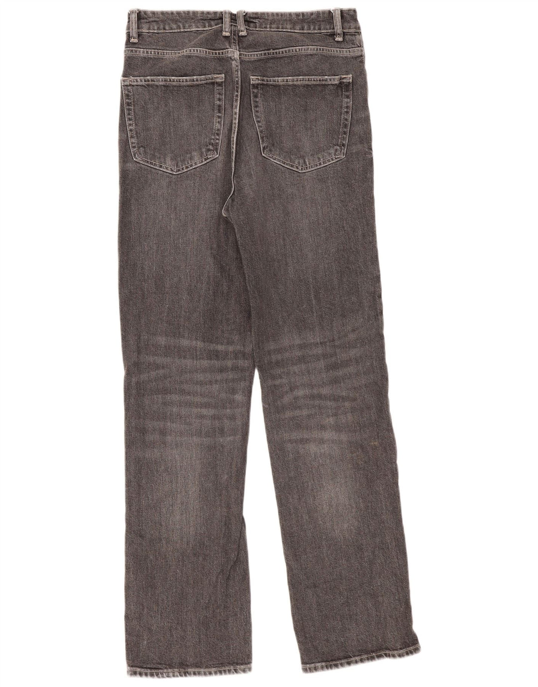 Zara Straight Jeans til mænd EU 40 Medium W30 L32 Grå Bomuld