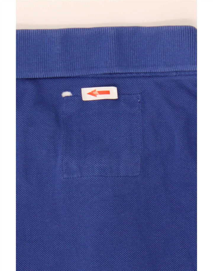 Besætningstøj Herre poloshirt Stor blå bomuld