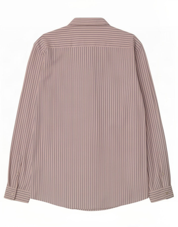 Zara Herre Slim Fit skjorte Stor hvid nålestribe