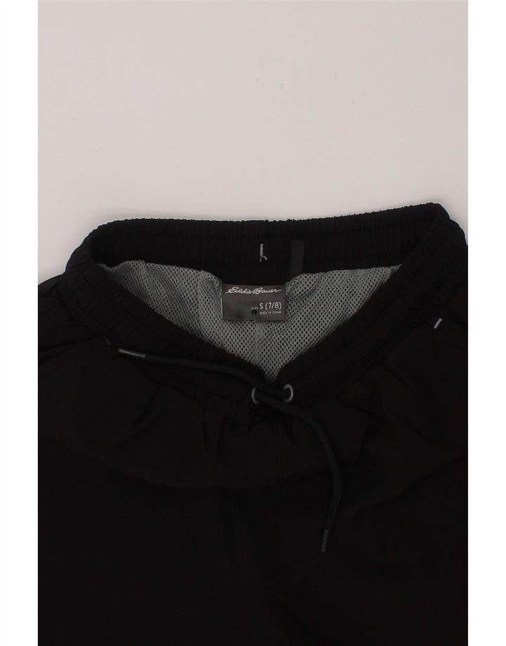EDDIE BAUER Boys Sport Shorts 7-8 Years Small Black Polyester Vintage Eddie Bauer and Second-Hand Eddie Bauer from Messina Hembry 