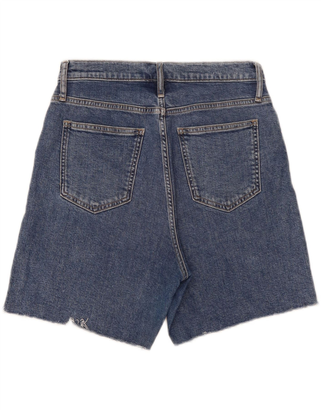 CALVIN KLEIN Dame Mom Jean Denim Shorts W30 Medium Blue Bomuld