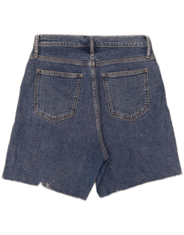 CALVIN KLEIN Dame Mom Jean Denim Shorts W30 Medium Blue Bomuld