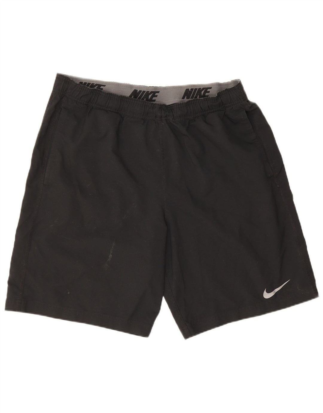 Nike Herre Dri Fit sportsshorts, store sorte polyester