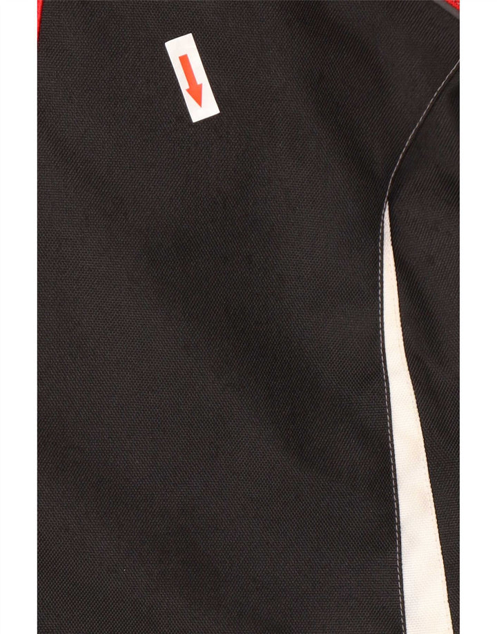Wintex Herre Motorstyle Graphic Racer Jacket UK 38 Medium Sort Colourblock