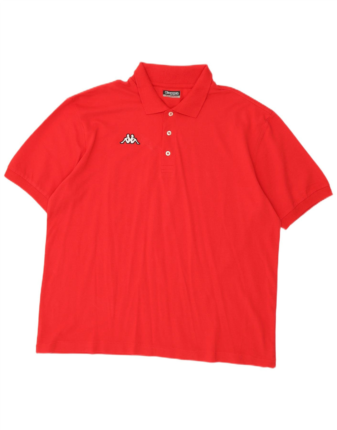 Kappa Herre Polo Shirt 2XL Rød