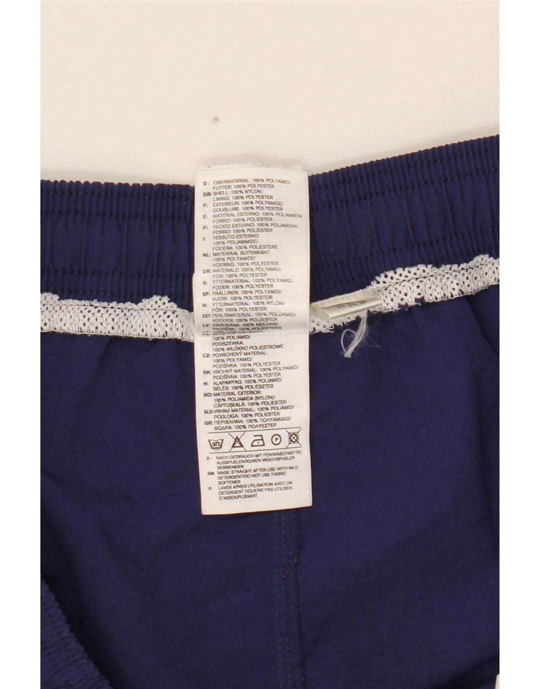 ADIDAS badeshorts til mænd XL marineblå nylon
