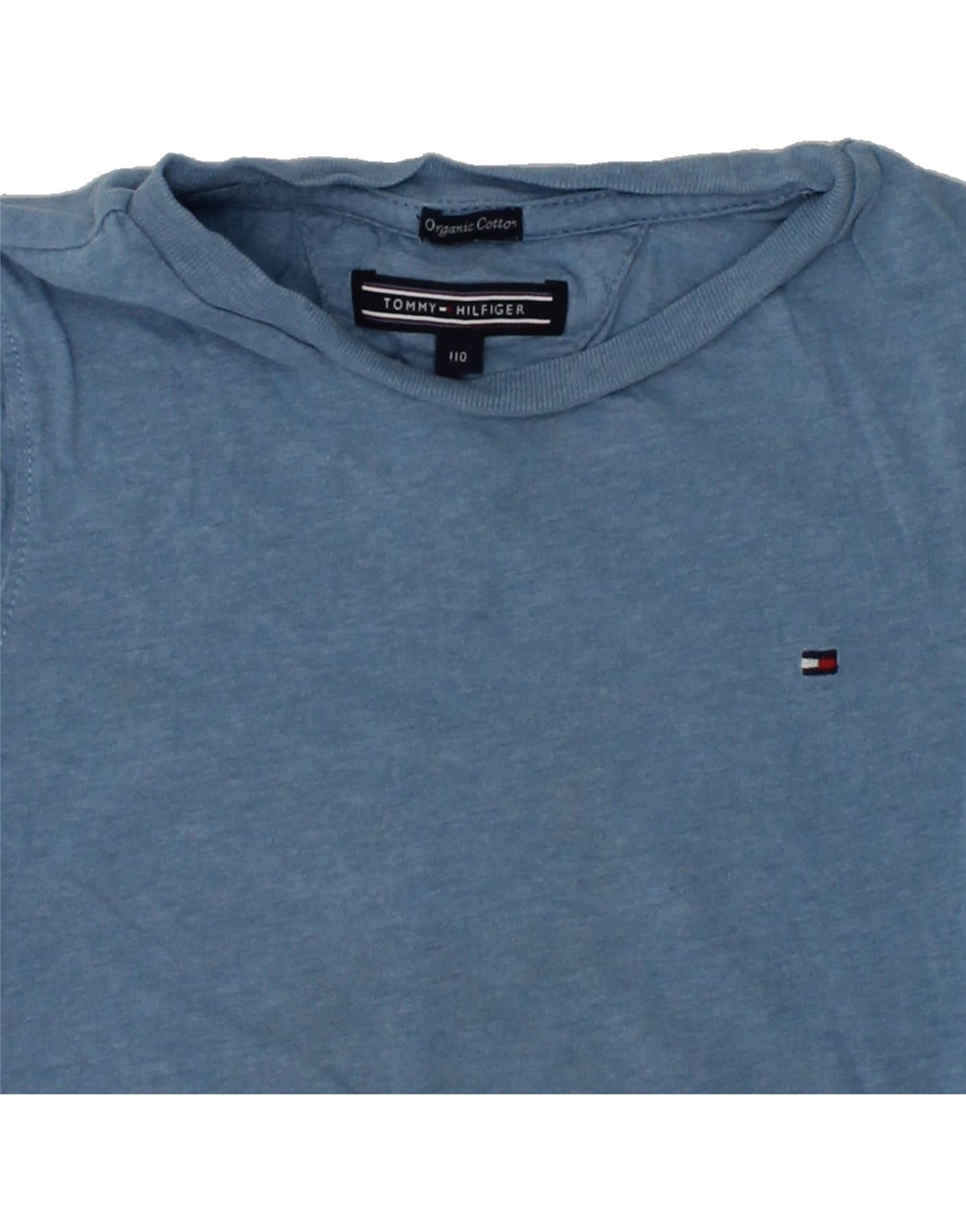 TOMMY HILFIGER Boys T-Shirt Top 4-5 Years Blue Cotton | Vintage Tommy Hilfiger | Thrift | Second-Hand Tommy Hilfiger | Used Clothing | Messina Hembry 
