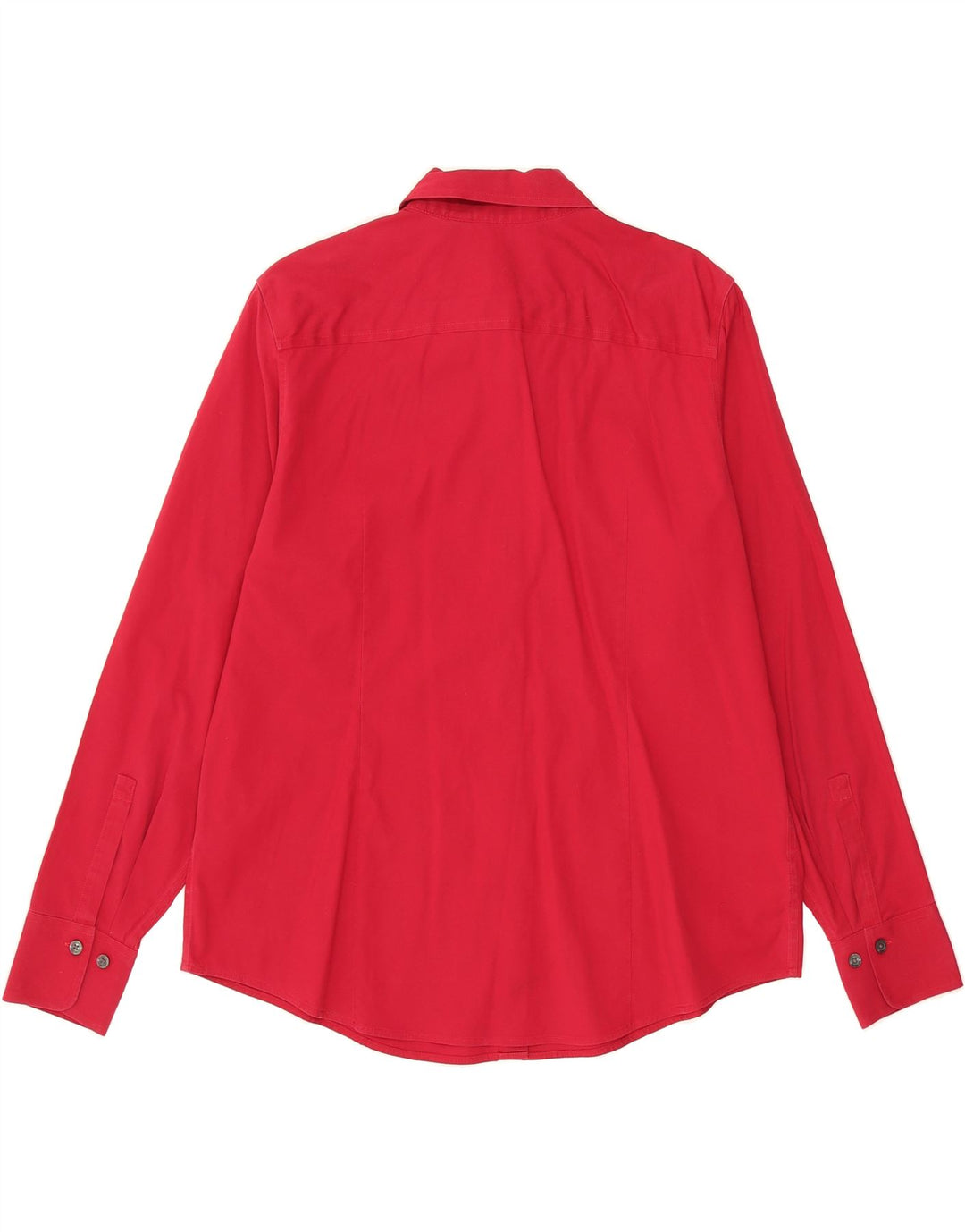EDDIE BAUER Womens Shirt UK 18 XL Red Cotton Vintage Eddie Bauer and Second-Hand Eddie Bauer from Messina Hembry 