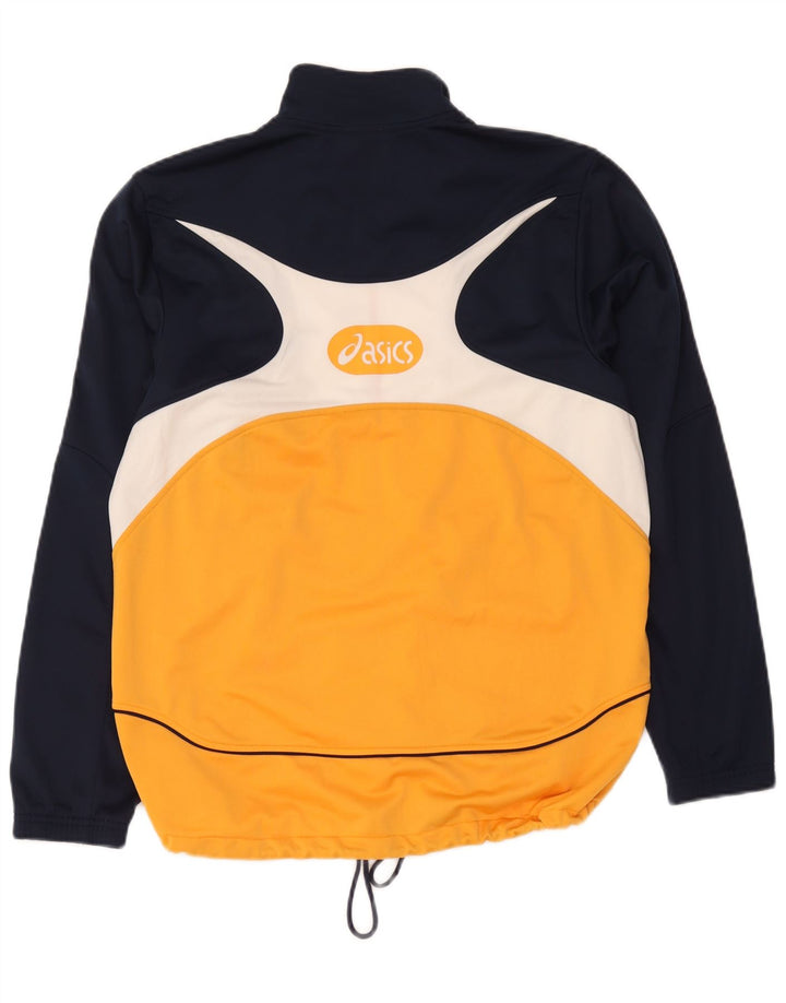 Asics Træningsdragt til mænd Topjakke Stor marineblå Colourblock Polyester