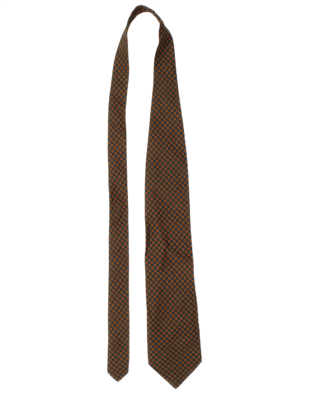 Etro Herre slips One Size Khaki Geometrisk Silke Classic