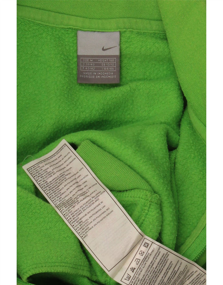 Nike træningsdragt topjakke til kvinder UK 10/12 Medium Green Bomuld