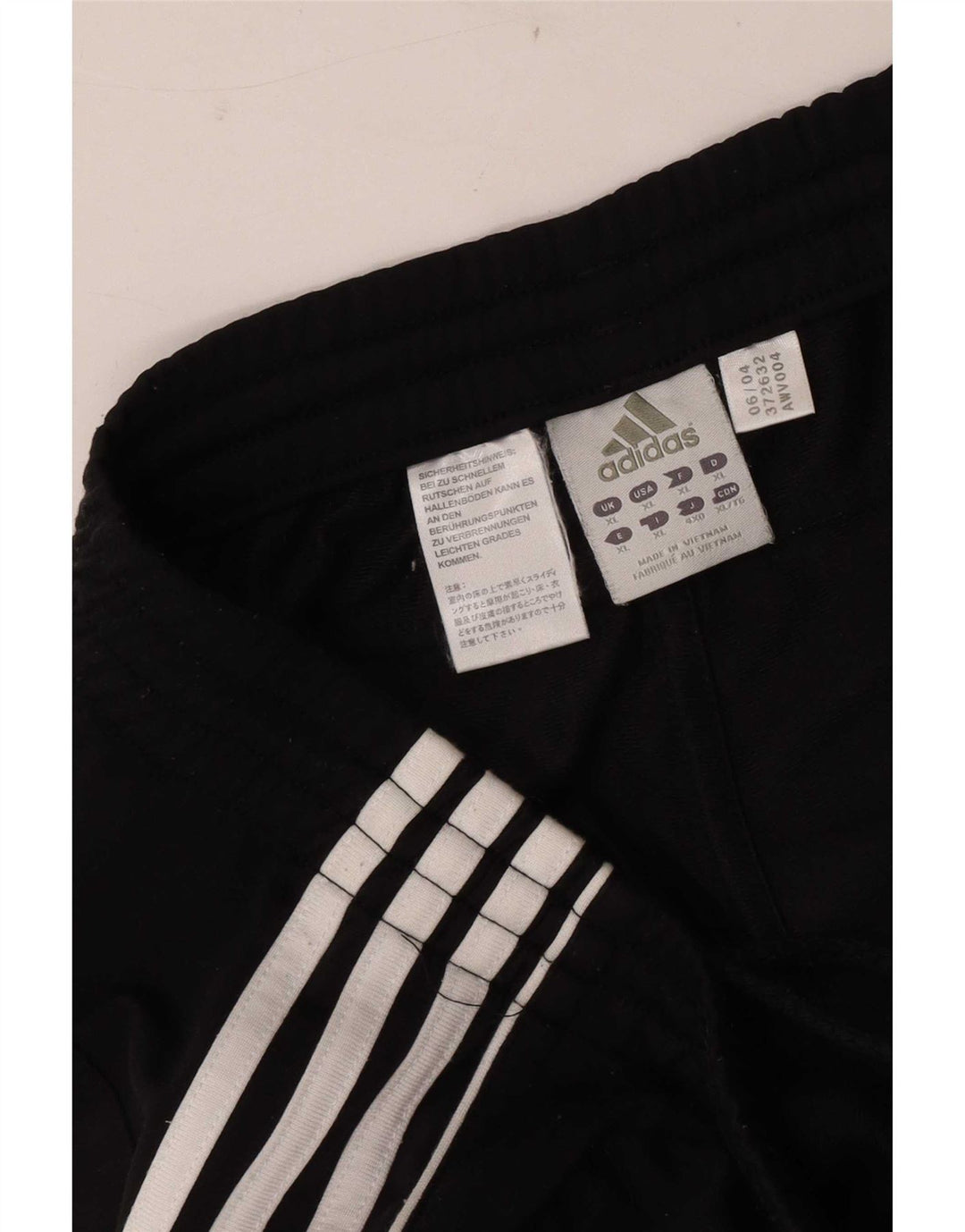 Adidas Træningsdragt bukser til mænd XL sort polyester