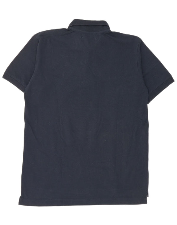 Kappa Dame Polo Shirt UK 16 Stor Marineblå Bomuld