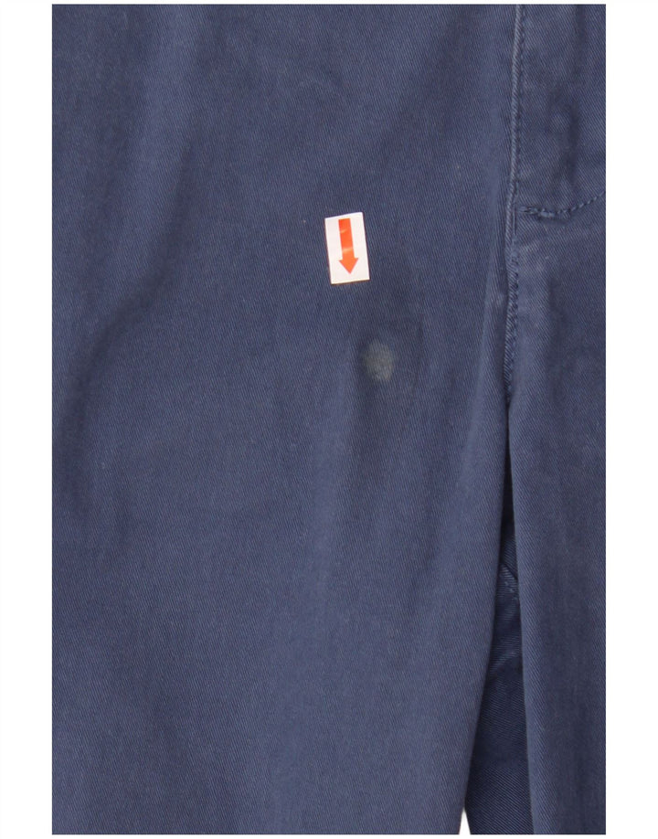 PENGUIN Herre Slim Chino Bukser W34 L32 Marineblå Bomuld